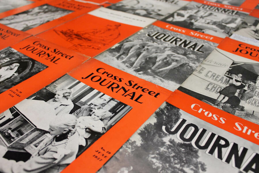 Selection of Cross Street Journal magazines from the GNM Archive